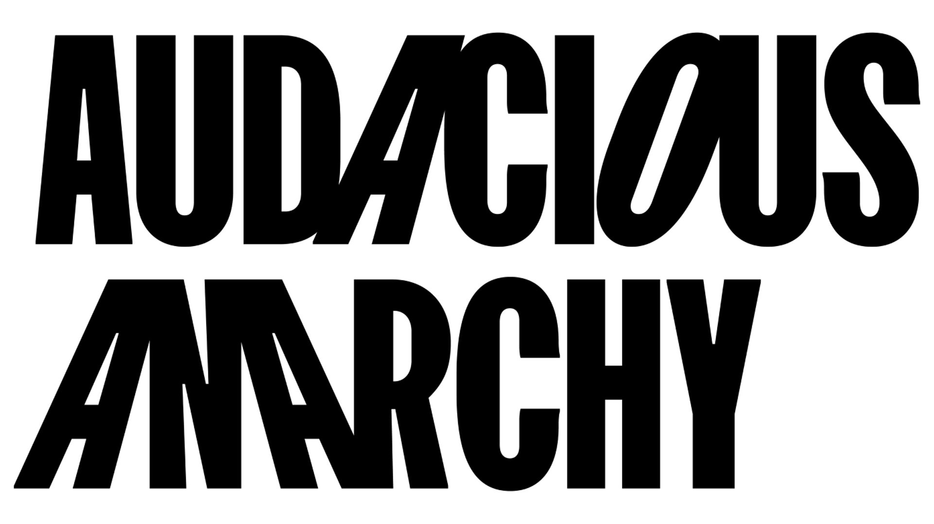 Audacious anarchy logo